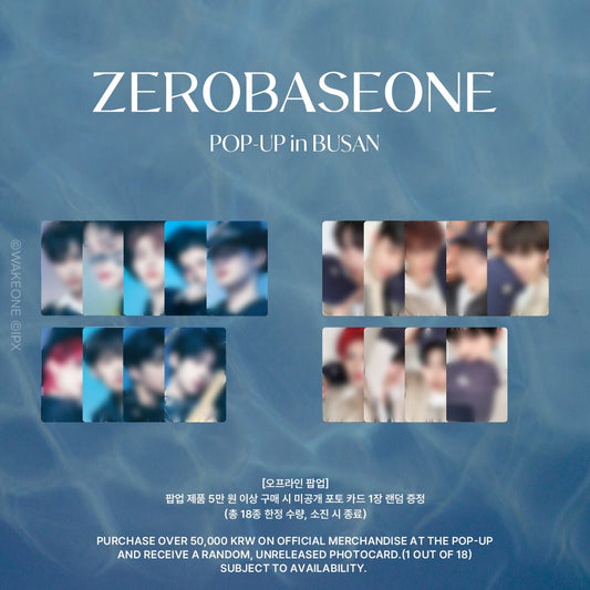 [LUCKY DRAW EVENT] [ZEROBASEONE] Pop Up In Gangnam POB Photocard