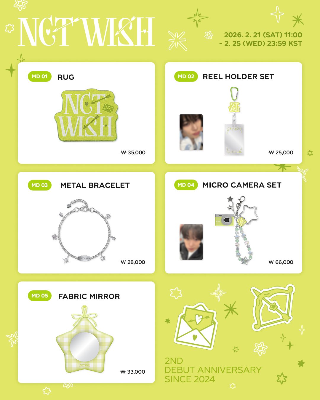 [NCT] NCT Wish : 2nd Anniversary Merchandise