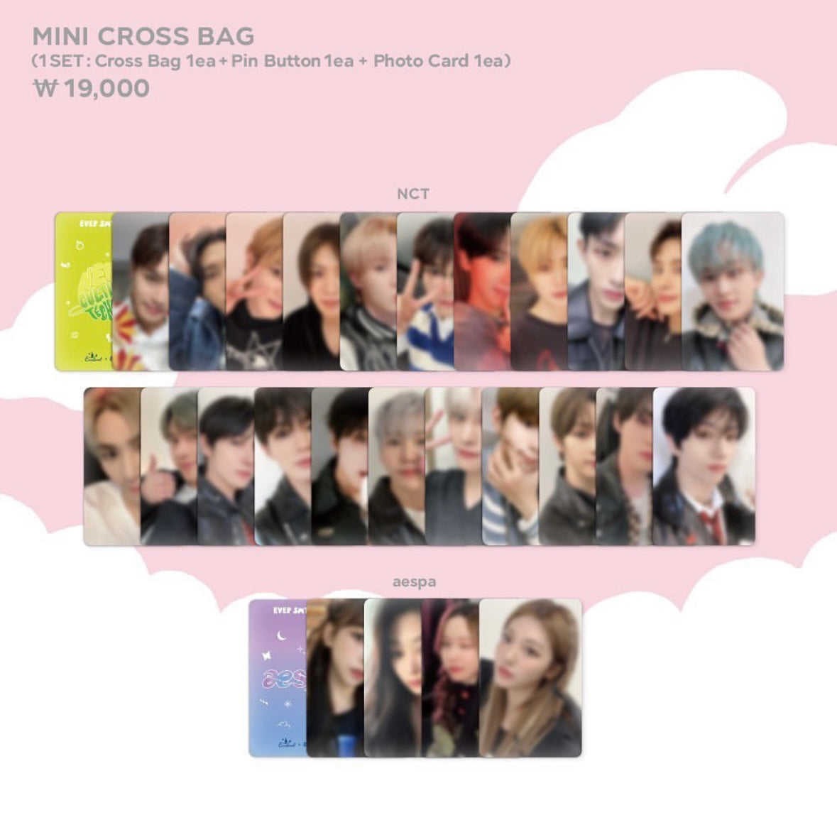 [EVERLAND] NCT | AESPA : EVER SMTOWN : Kwangya@Everland MD : Mini Cross Bag