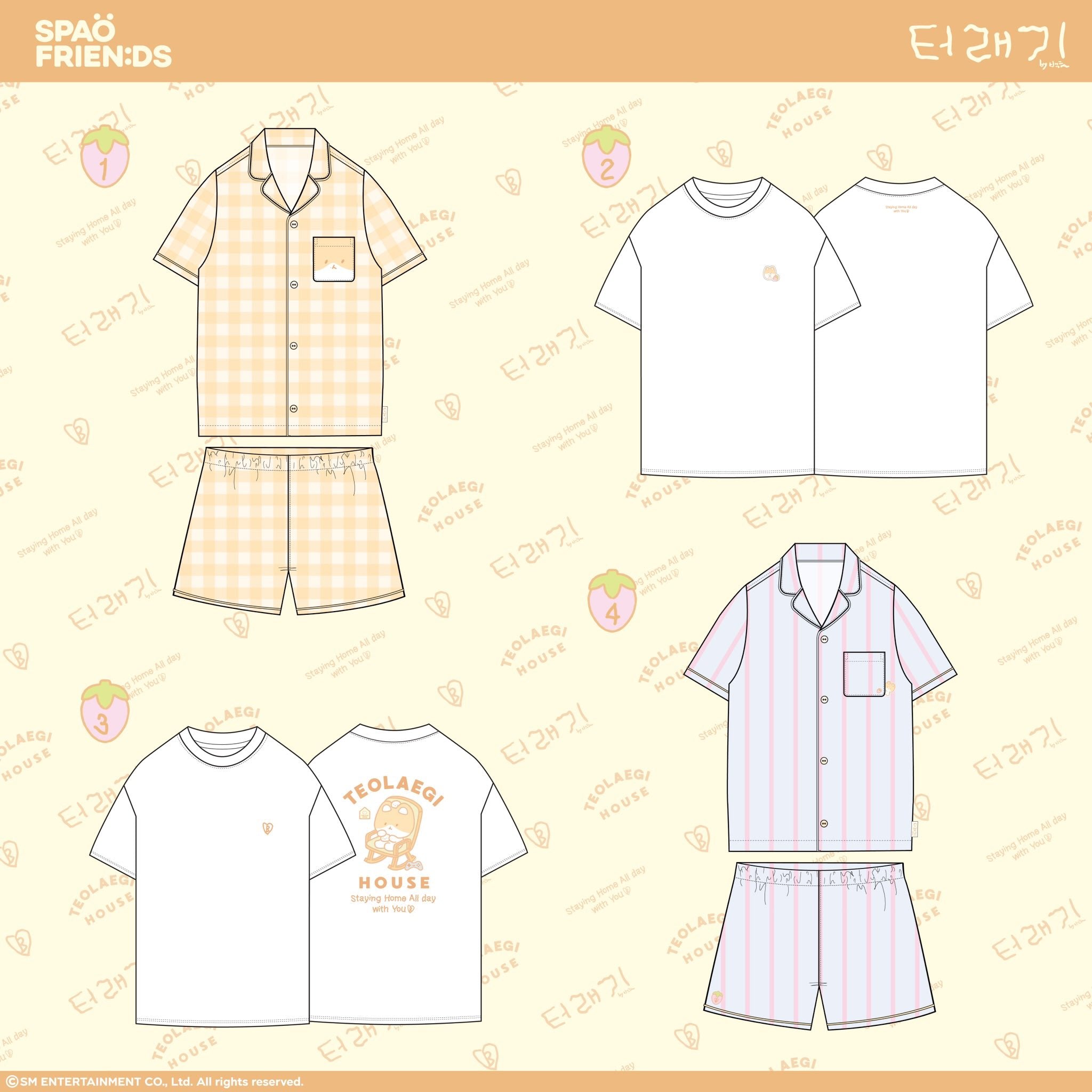 アイドルグッズ EXO - BAEKHYUN X SPAO PAJAMAS TEO-LAE-GI EXO] Baekhyun : Teo-Lae-Gi x SPAO – krmerch