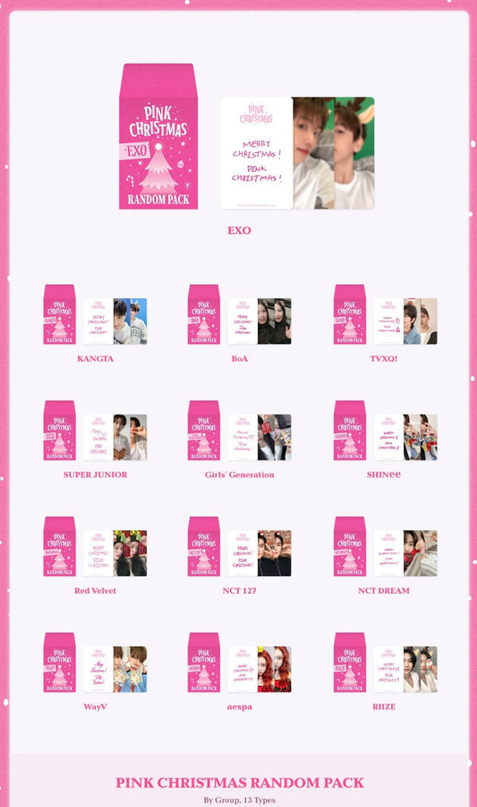 [SMTOWN] 2023 Pink Christmas Random Pack