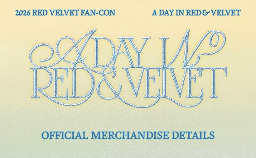 [RED VELVET] 2026 Red Velvet Fan-Con : A Day In Red & Velvet : Official MD