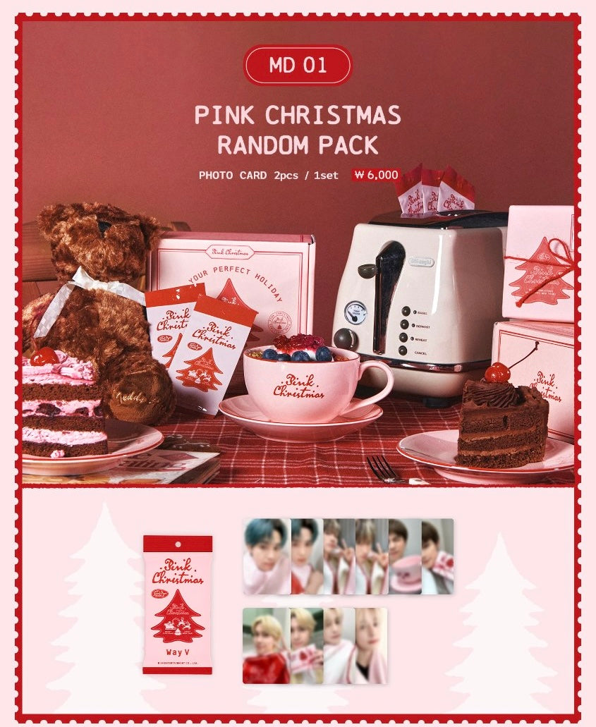 [SMTOWN] 2024 Pink Christmas Random Pack