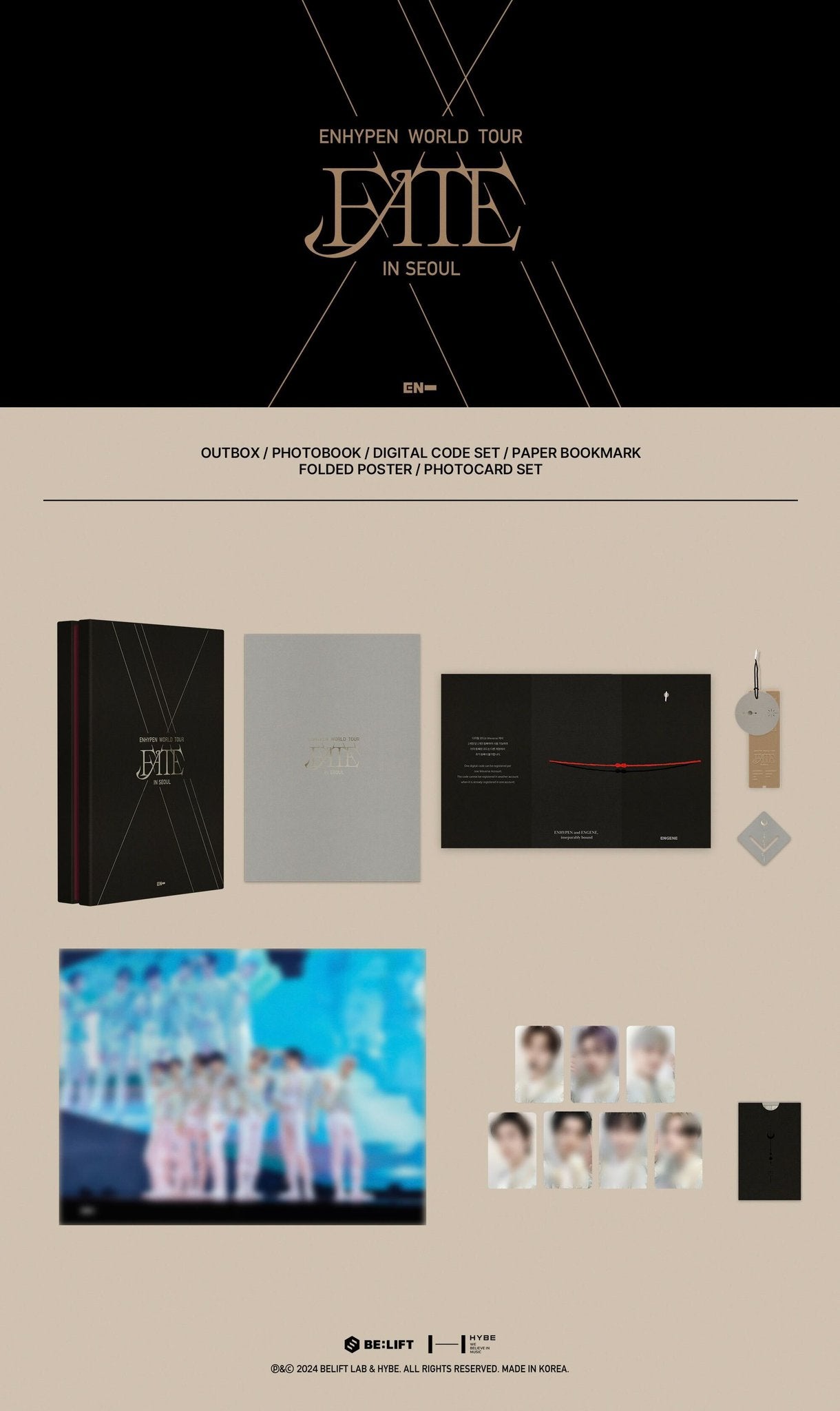 ENHYPEN] WORLD TOUR 'FATE' IN SEOUL – krmerch