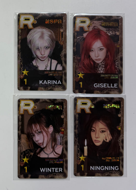 [LUCKY DRAW EVENT] [AESPA] 2025 aespa LIVE TOUR - SYNK : aeXIS Line - Superstar Photocard