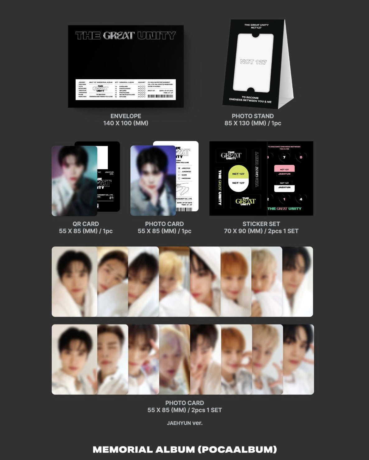 NCT] NCT 127 : The Great Unity : 1st/2nd MD Line Up – krmerch