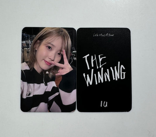 [IU] The Winning : Applemusic Fansign POB Photocard