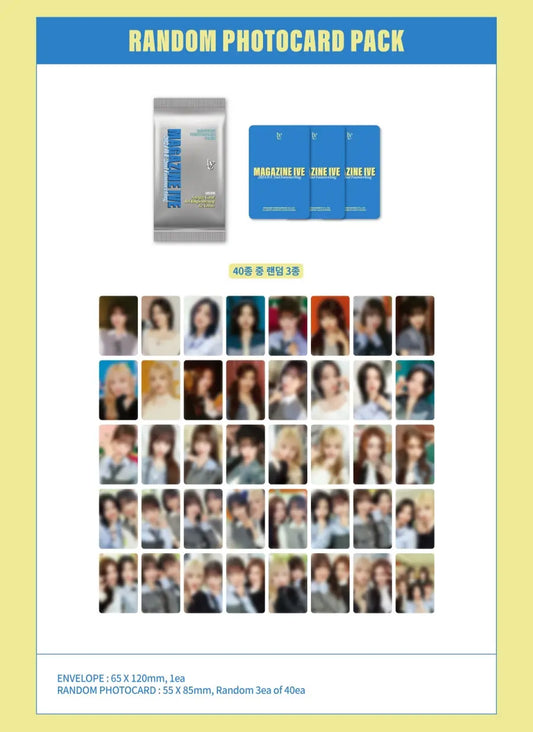 [IVE] 2024 IVE 2nd Fanmeeting : Magazine IVE : Random Photocard Pack