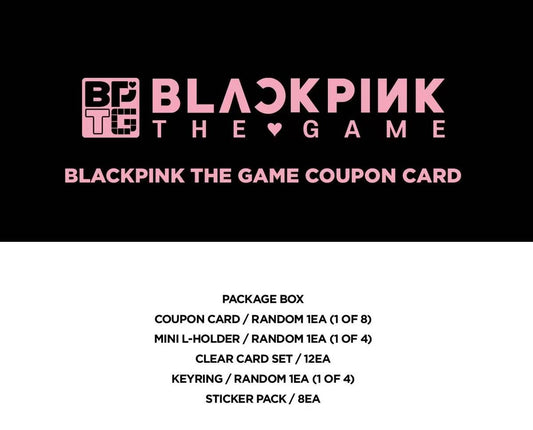 [BLACKPINK] The Game Coupon Card