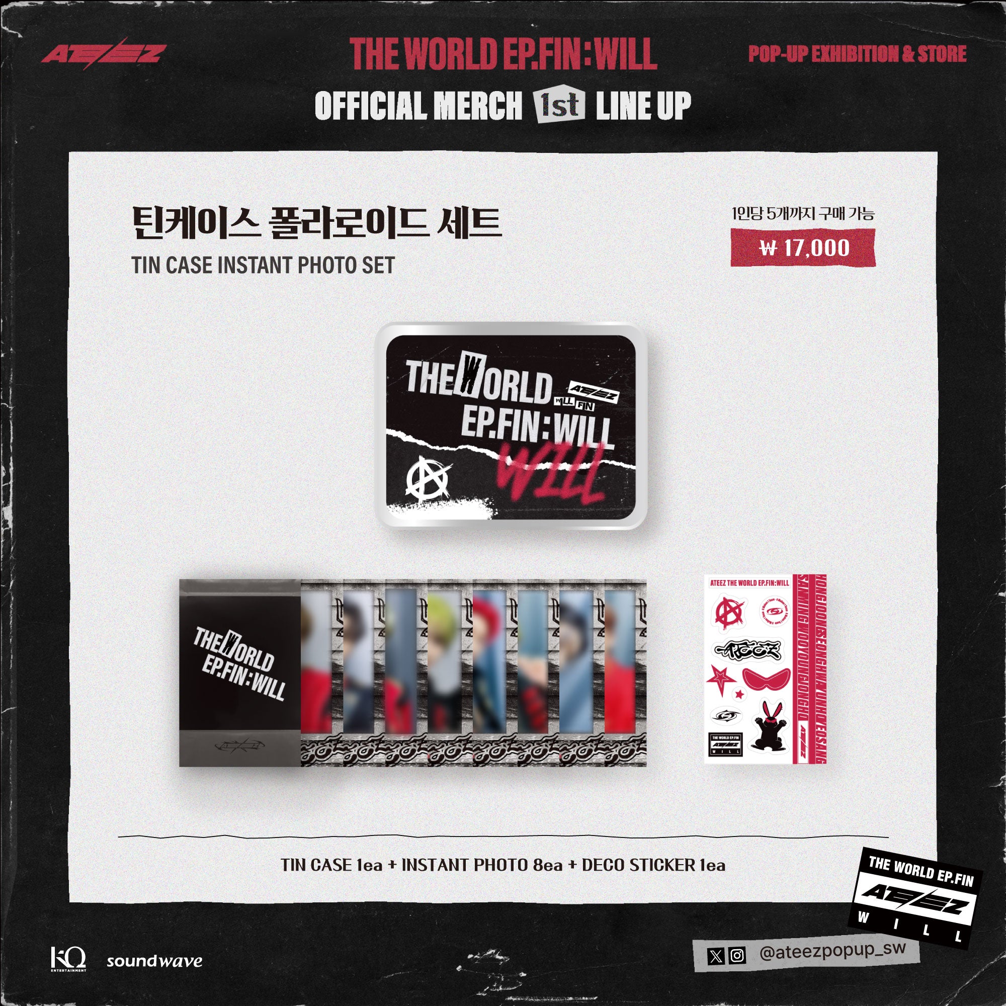 ATEEZ] The World Ep.Fin : WILL : Pop Up Exhibition & Store MD