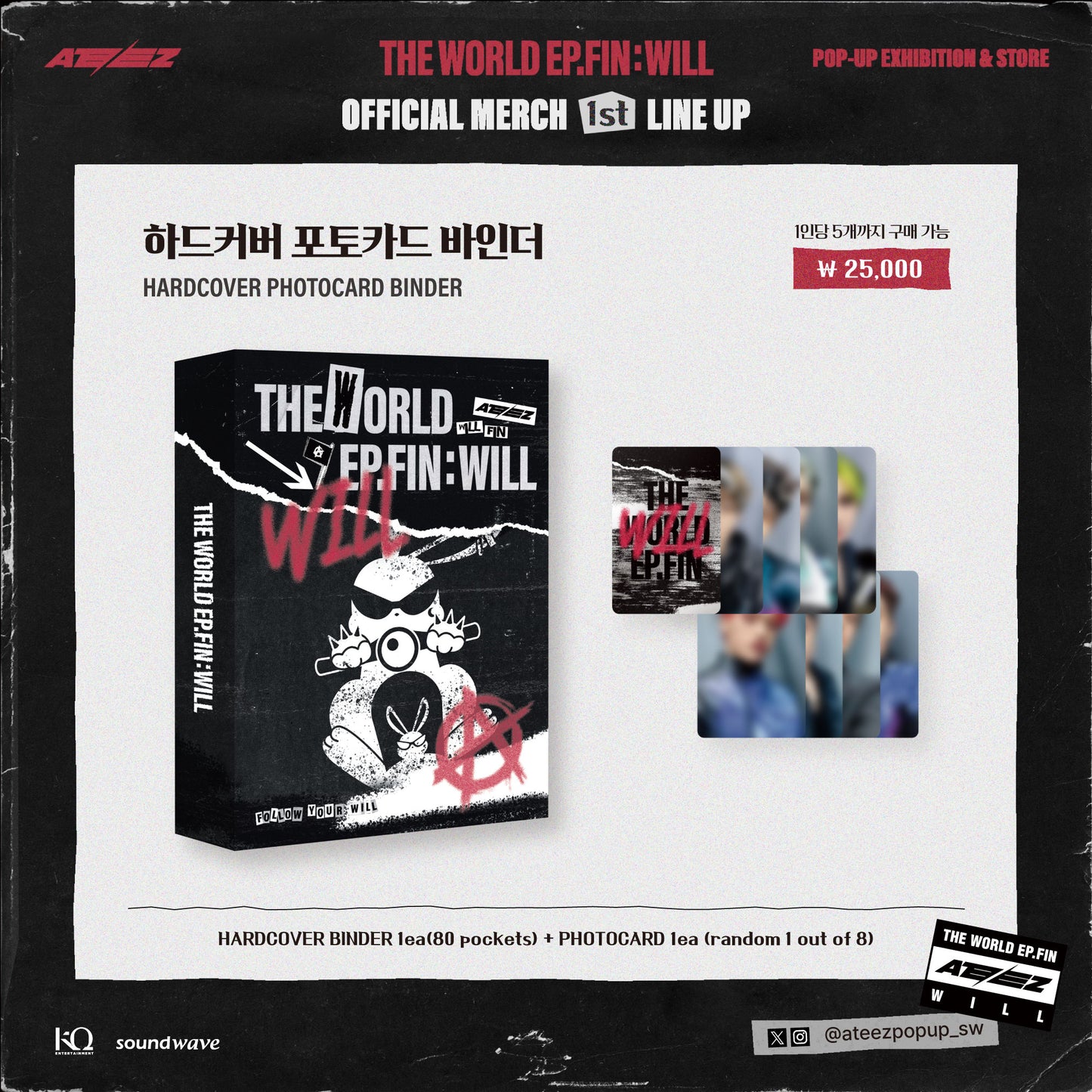 [ATEEZ] The World Ep.Fin : WILL : Pop Up Exhibition & Store MD