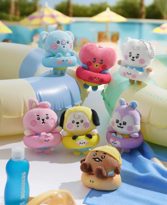 [BT21] Baby Plush Keyring Splash Edition