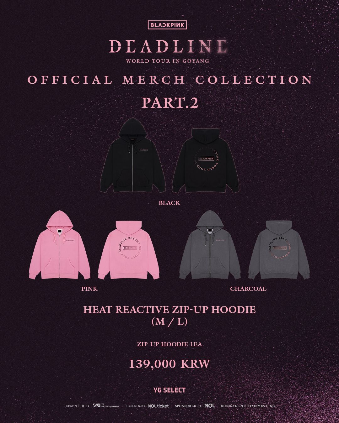 BLACKPINK] Deadline : World Tour In Goyang : Official Merch