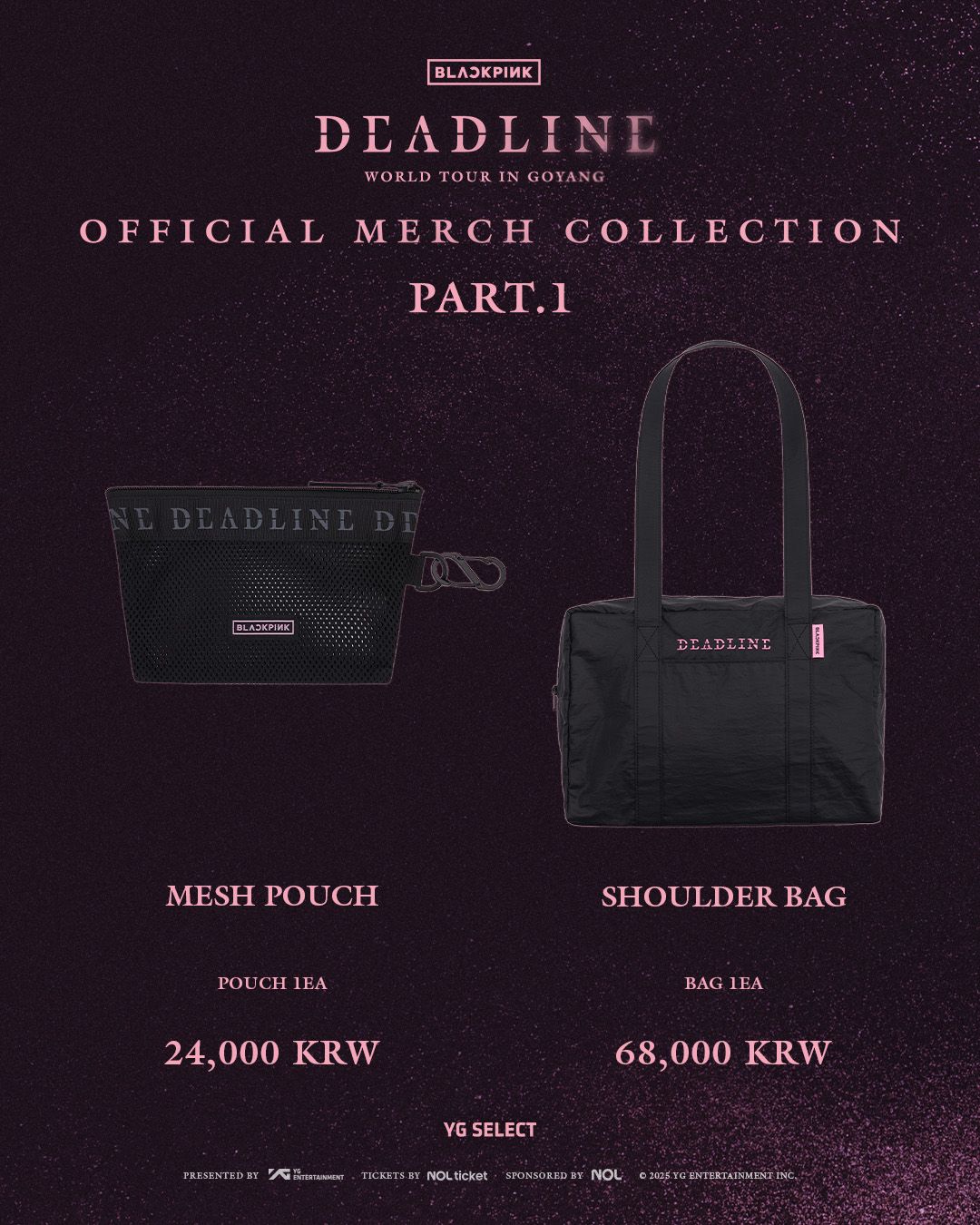 BLACKPINK] Deadline : World Tour In Goyang : Official Merch