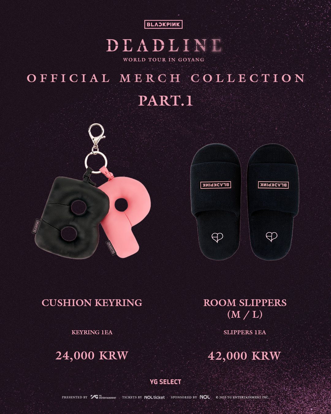 BLACKPINK] Deadline : World Tour In Goyang : Official Merch