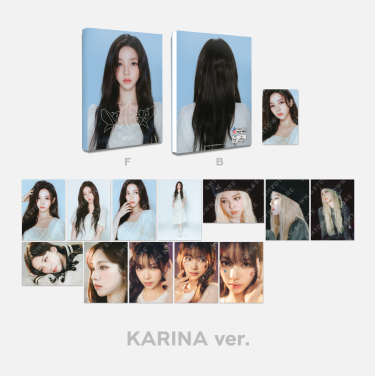 aespa MY WORLD POSTCARD BOOK KARINA