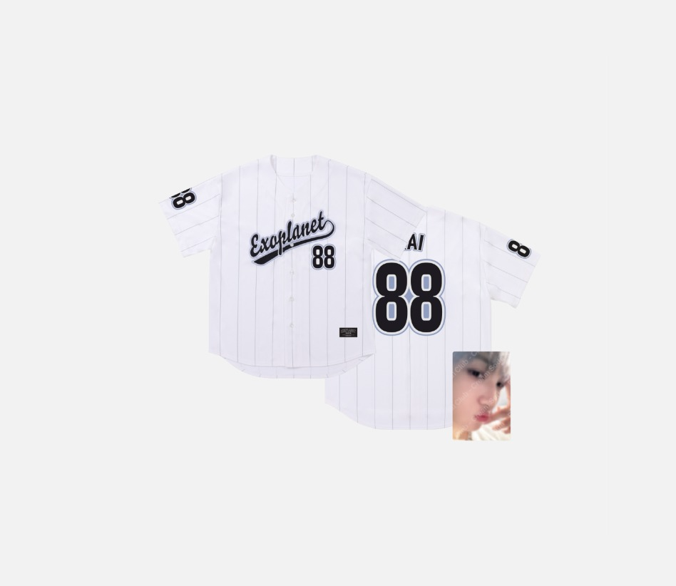 EXO ユニフォーム : CREAM D.O. ギョンス Baseball - Cream トレカ無し