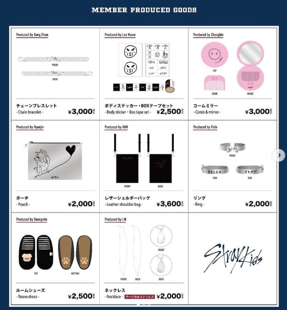 [STRAY KIDS] 5-Star : Dome Tour : Tokyo Dome : Member Produced Goods