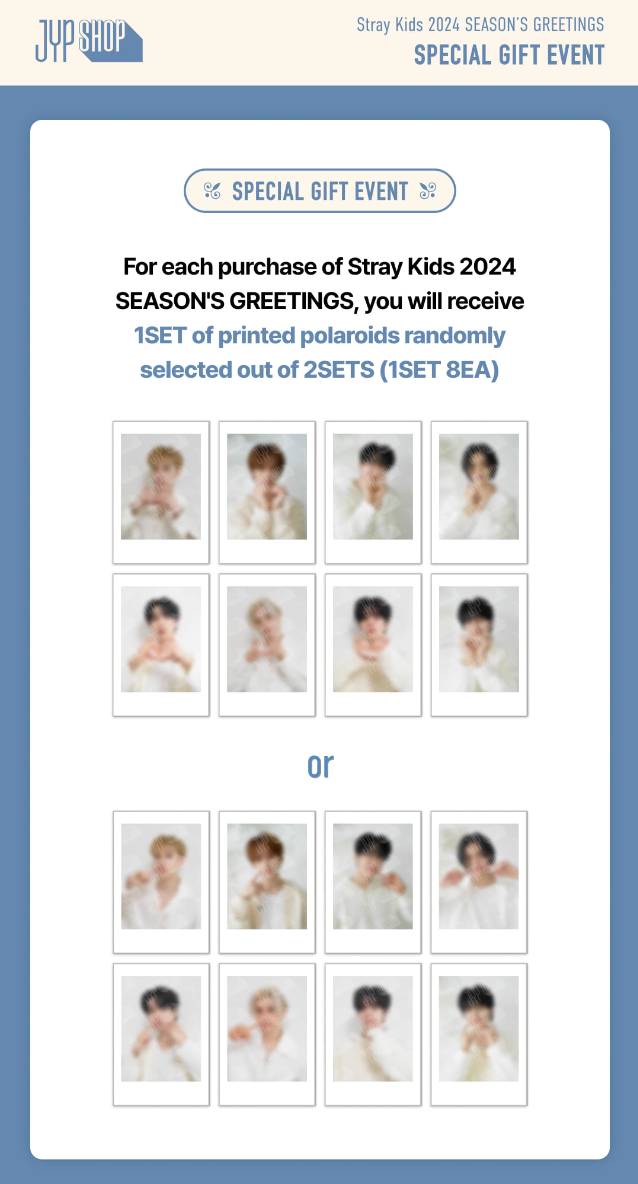 [STRAY KIDS] 2024 Seasons' Greetings : Perfect Day with SKZ