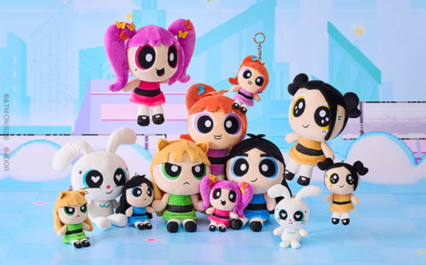 [NEW JEANS] THE POWERPUFF GIRLS x NJ Doll Keyring