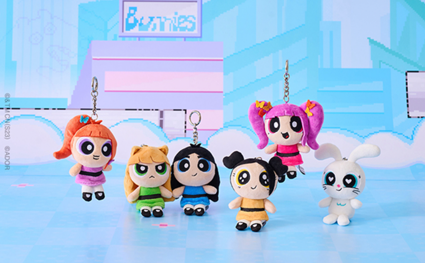 [NEW JEANS] THE POWERPUFF GIRLS x NJ Doll Keyring