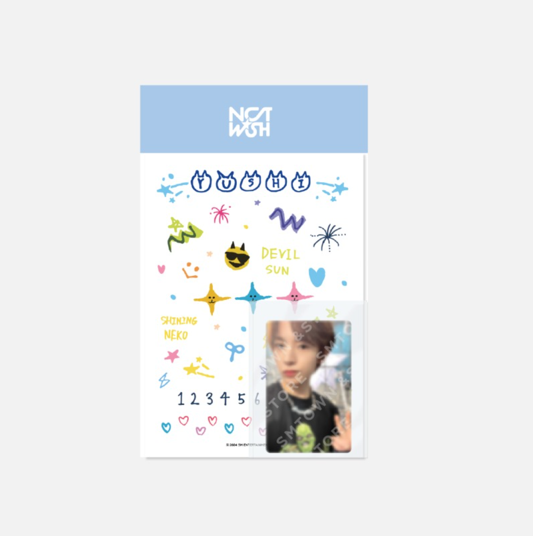 [NCT] NCT Wish : Wish Station : Photocard Deco Sticker Set