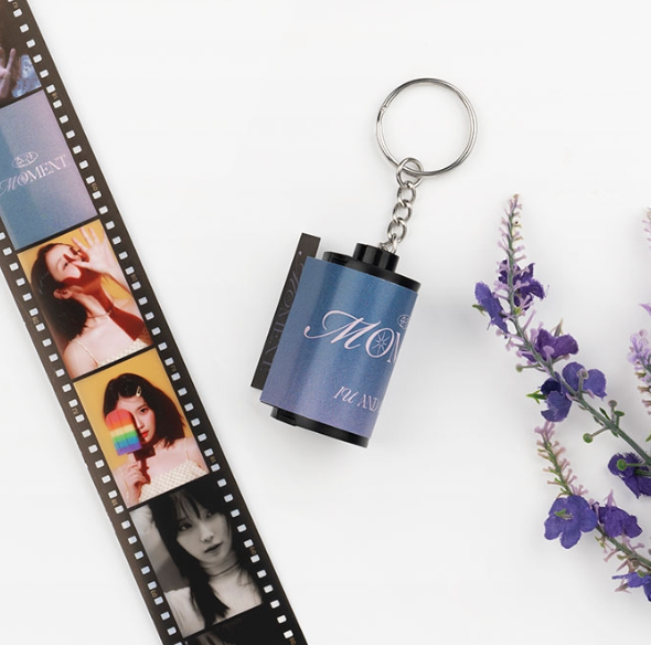 [IU] Moment, : Photo Film Keyring