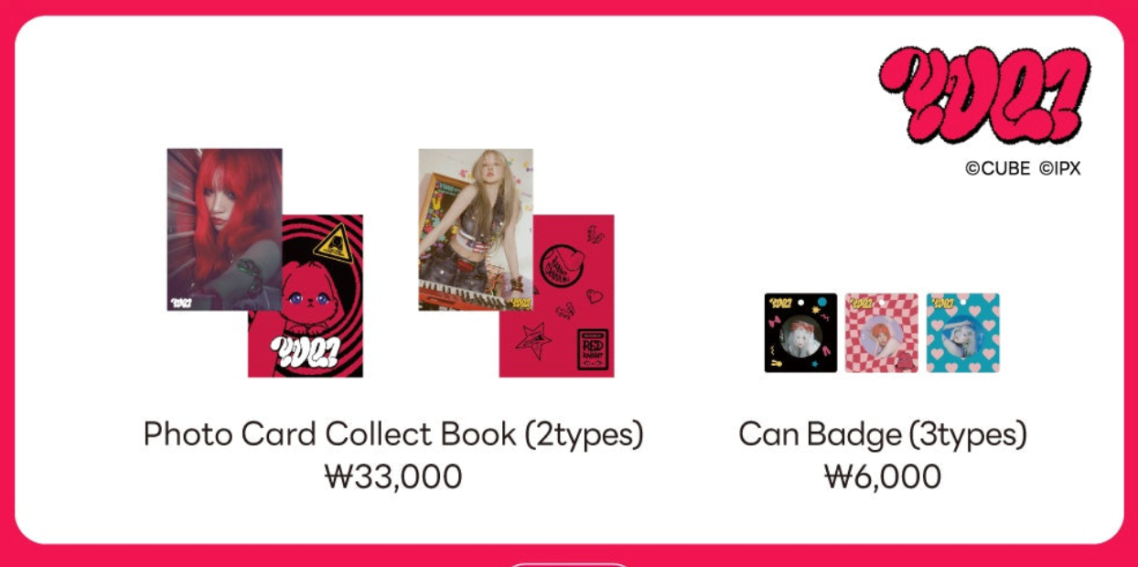 [(G)I-DLE] YUQI : YUQ1 : Pop Up Store MD