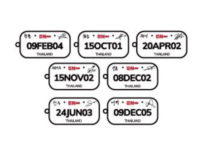 [ENHYPEN] Walk The Line : Bangkok DIY Keychain