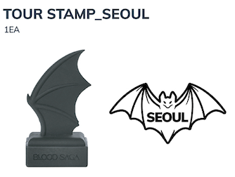 [ENHYPEN] Blood Saga : Tour Stamp (Seoul)