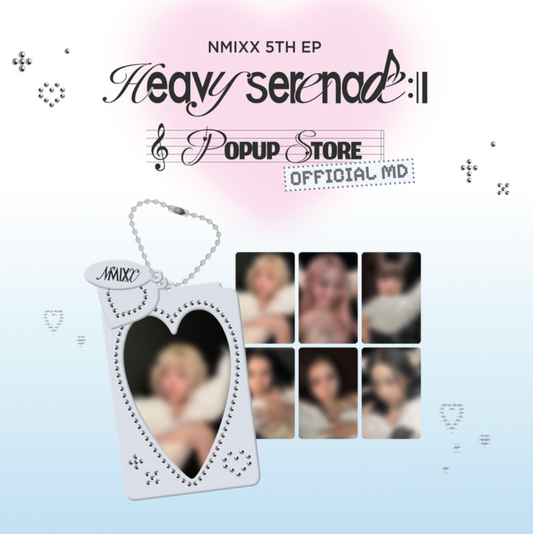 [NMIXX] Heavy Serenade : Photocard Holder Keyring & Photocard Set