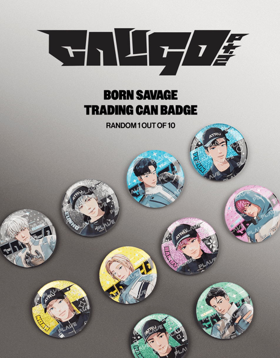 [PLAVE] Caligo Pt.2 : Born Savage Trading Can Badge