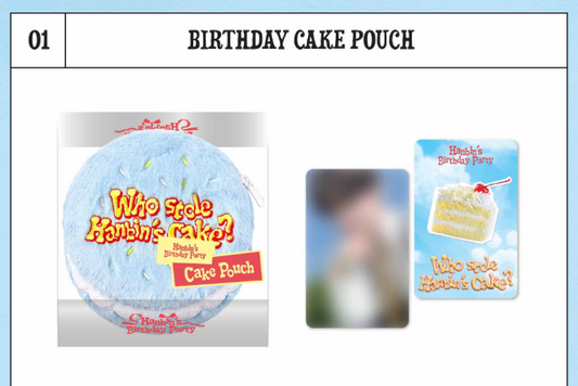 [ZEROBASEONE] Sung Hanbin Birthday Party Who Stole Hanbin's Cake : Birthday Cake Pouch