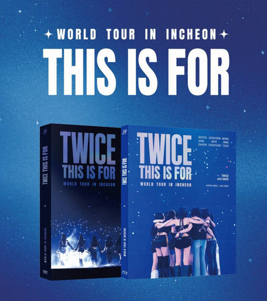 [TWICE] This Is For : World Tour In Incheon DVD / Blu-Ray