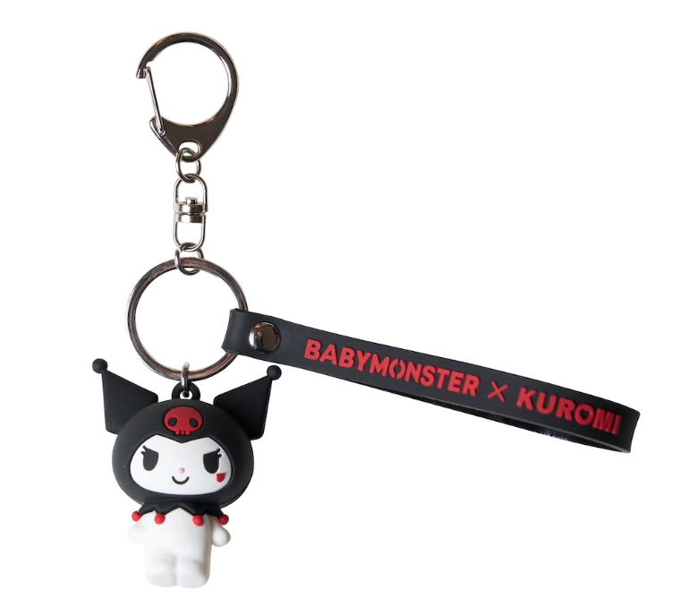 [BABYMONSTER] Kuromi : Rubber Keychain