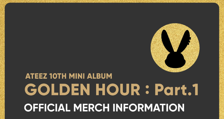 [ATEEZ] GOLDEN HOUR : Part.1 : Pop Up Exhibition & Store : 1st/2nd Line Up MD