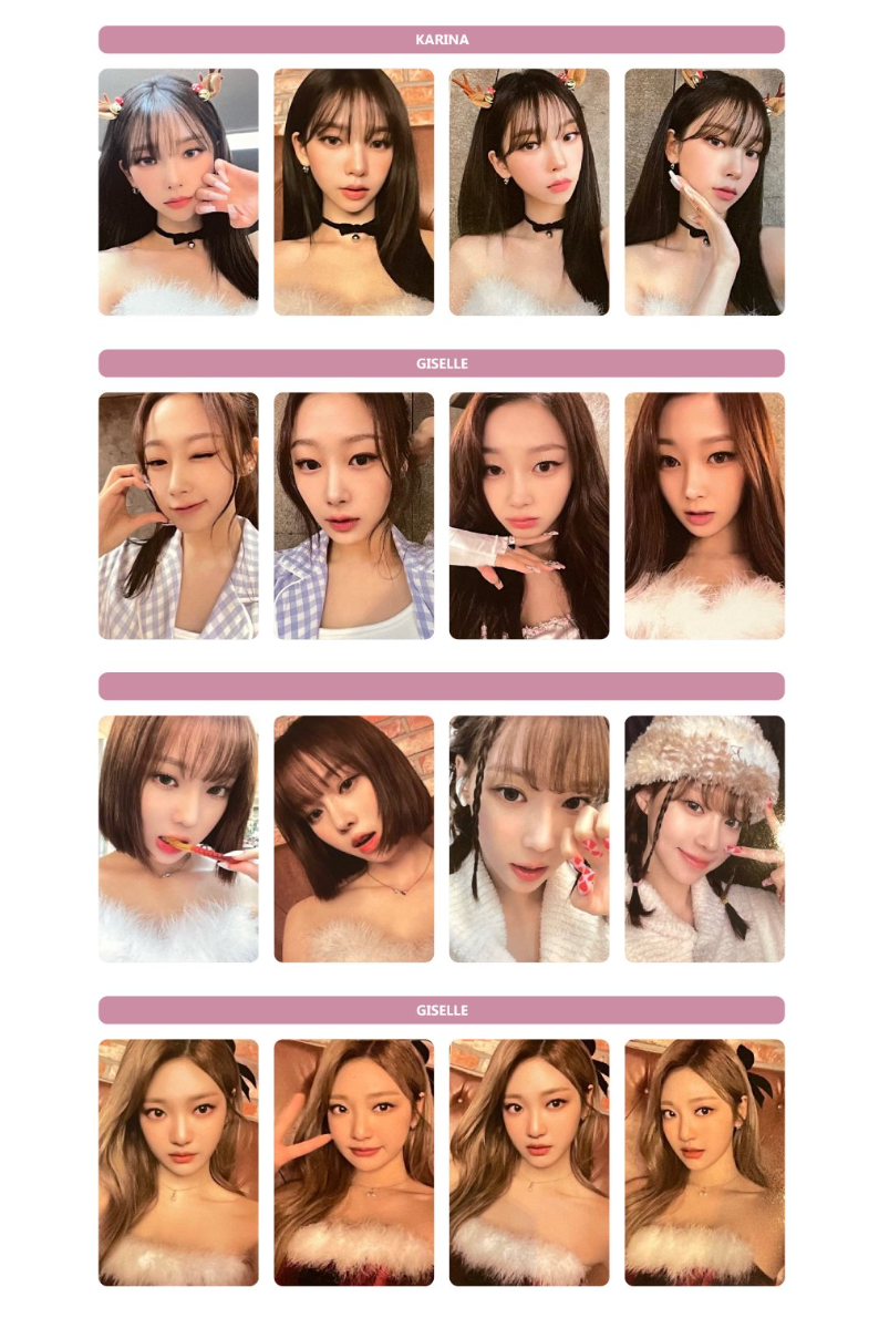 [AESPA] Pink Christmas 2023 : Photocard