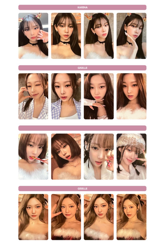 [AESPA] Pink Christmas 2023 : Photocard