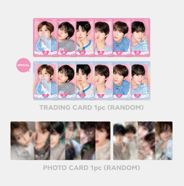 [NCT] NCT Wish : Steady - Random Trading Card Set (B Ver)