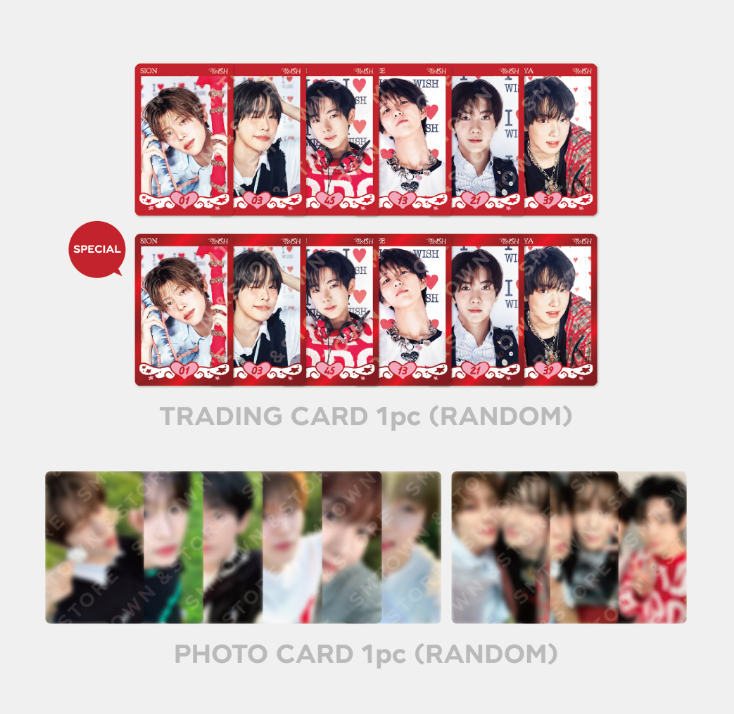 [NCT] NCT Wish : Steady - Random Trading Card Set (A Ver)