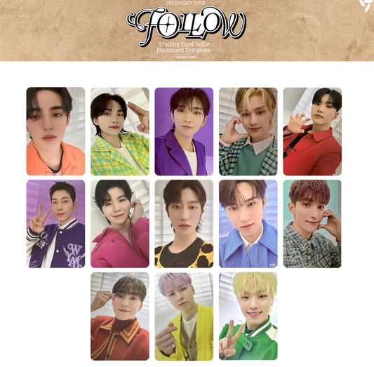 [SEVENTEEN] Follow : Trading Card Photocard