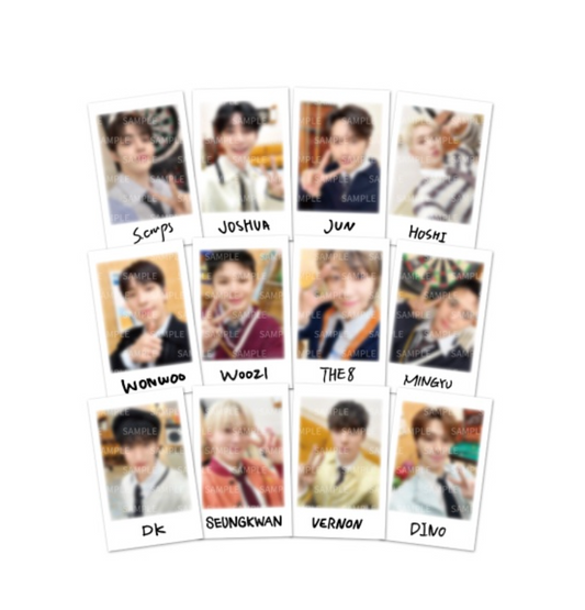 [SEVENTEEN] Holiday : Instant Photo Sticker Card