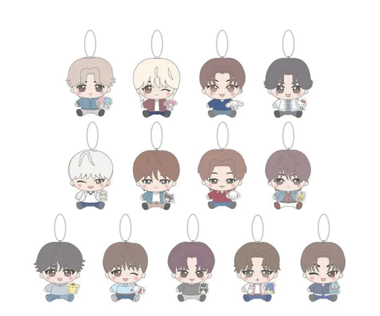 [SEVENTEEN] Seventeen x Sanrio Characters : Random Mascot Keychain