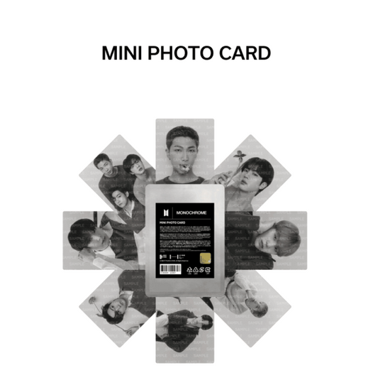 [BTS] Monochrome : Mini Photocard