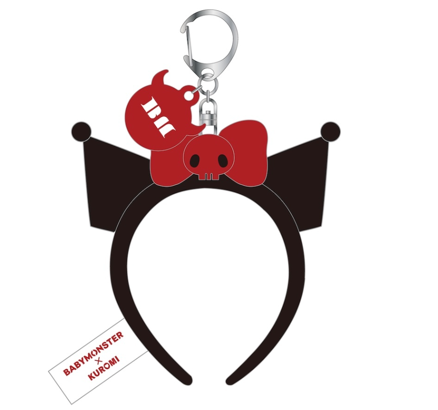 [BABYMONSTER] Kuromi : Headband Keychain