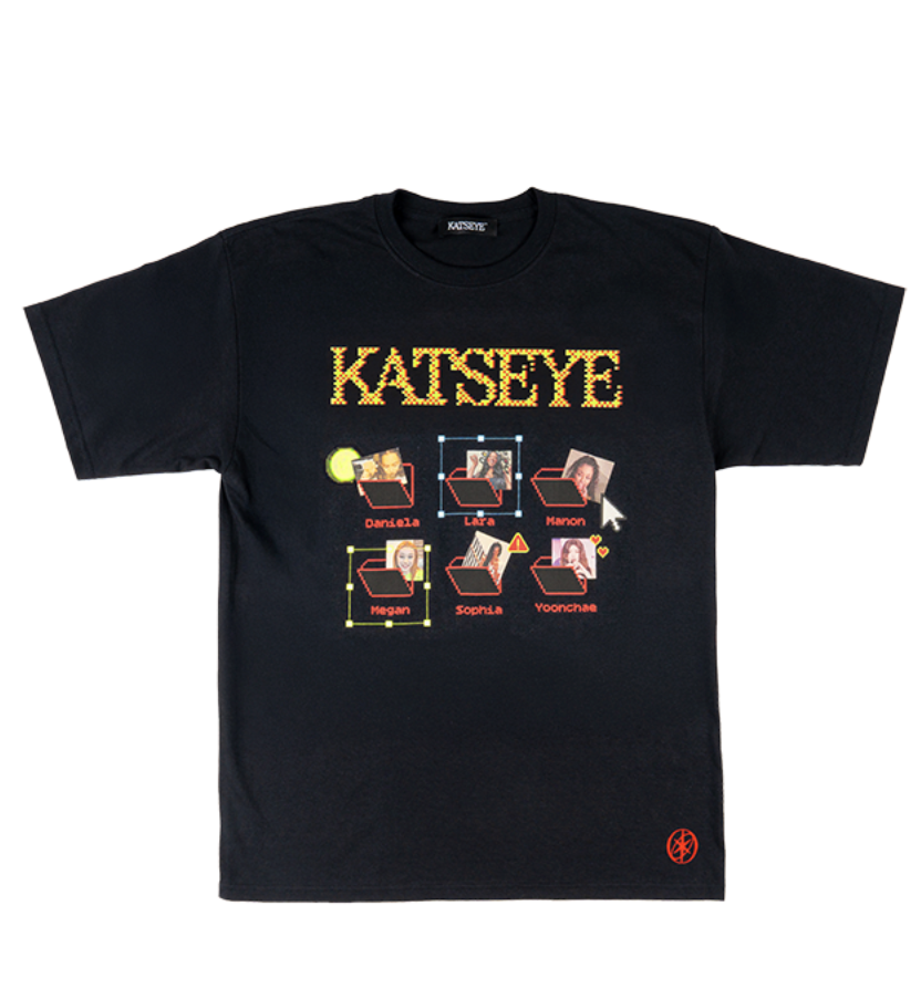 [KATSEYE] Internet Girl : S/S T-shirts (Black)