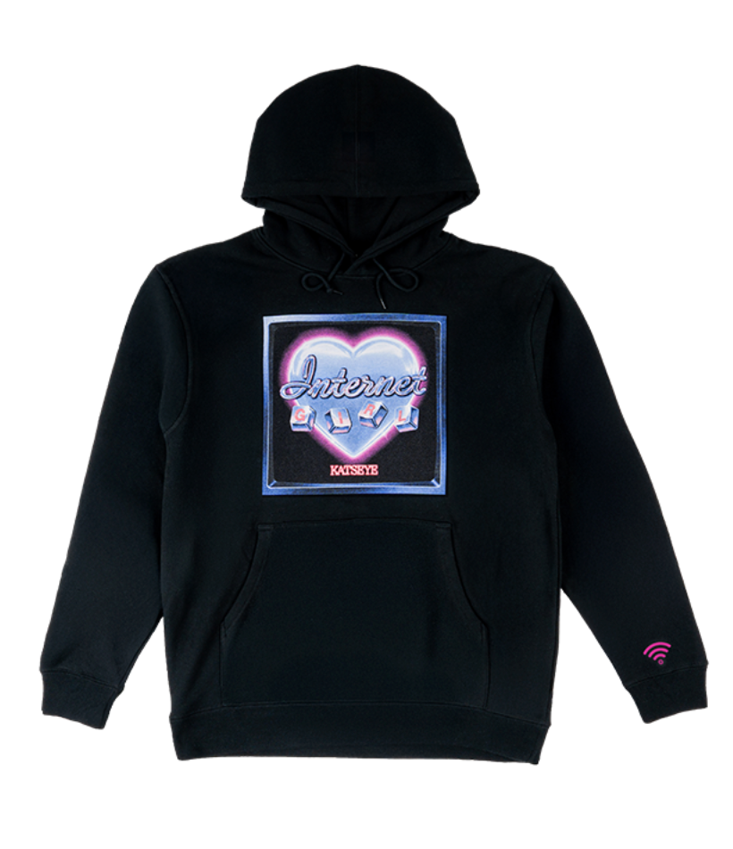 [KATSEYE] Internet Girl : Hoodie (Black)
