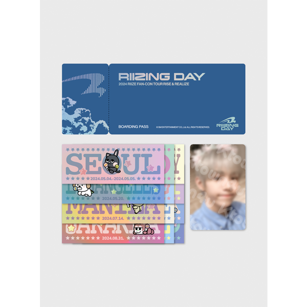 [RIIZE] 2024 RIIZE FAN CON ‘RIIZING DAY FINALE’ : Boarding Pass Set