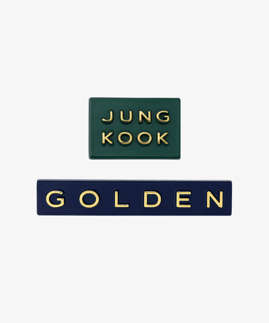 [BTS] Jungkook : Golden : Badge Set