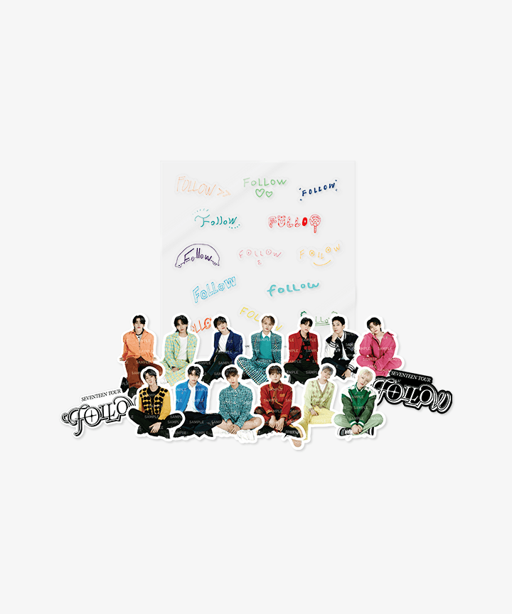 [SEVENTEEN] Follow : Sticker Set – krmerch